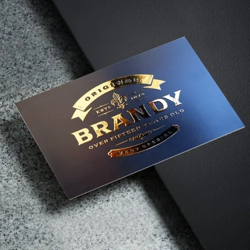 gold foil card printing