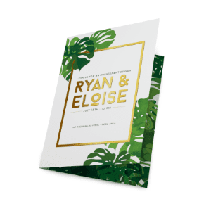 Custom gold foil greeting cards
