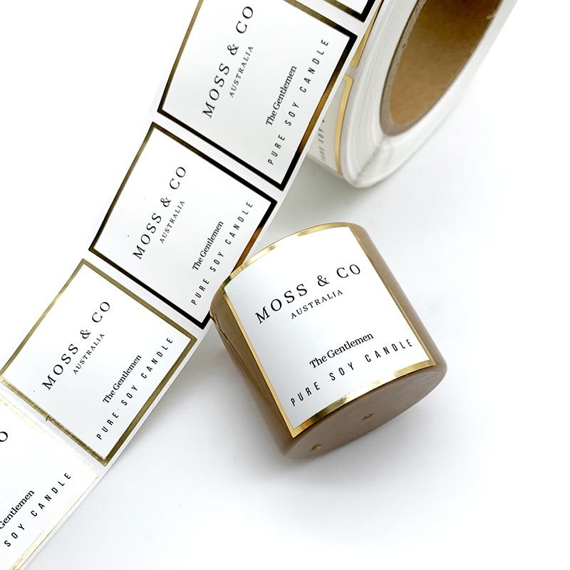 metallic foil labels