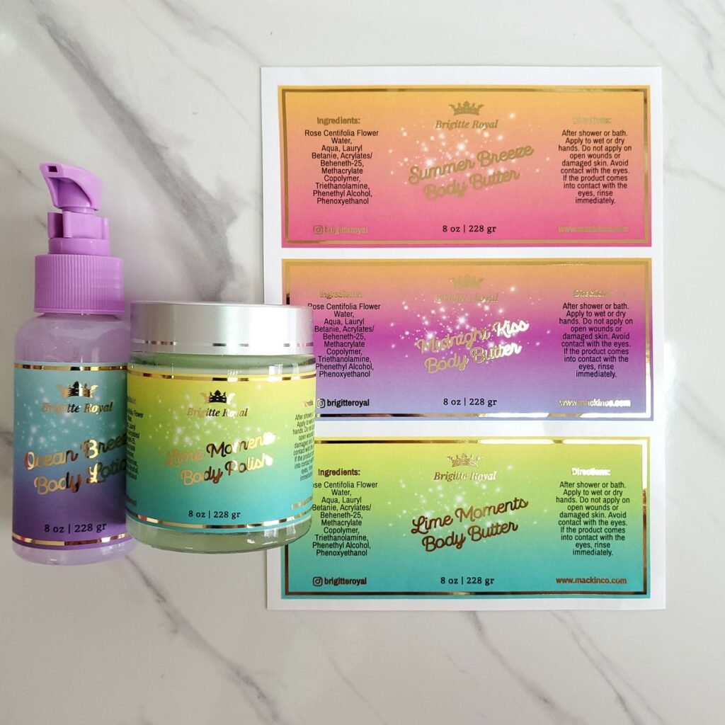foil labels